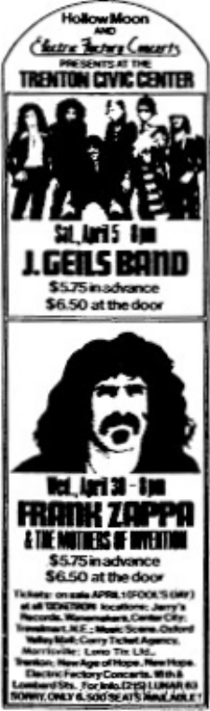 29/04/1975Civic Center, Trenton, NJ (wrong date)